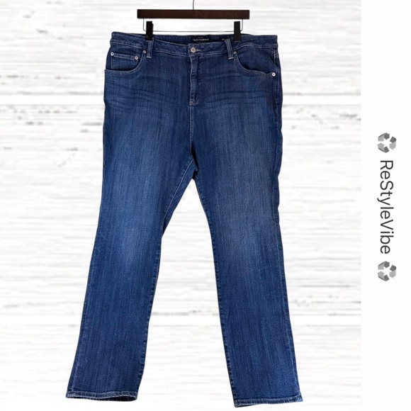 LUCKY BRAND Women’s Size 20W Denim Jeans Emma Straight Style Fit Stretch - Picture 1 of 15